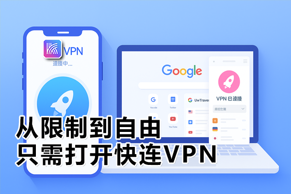 从限制到自由，只需打开快连VPN